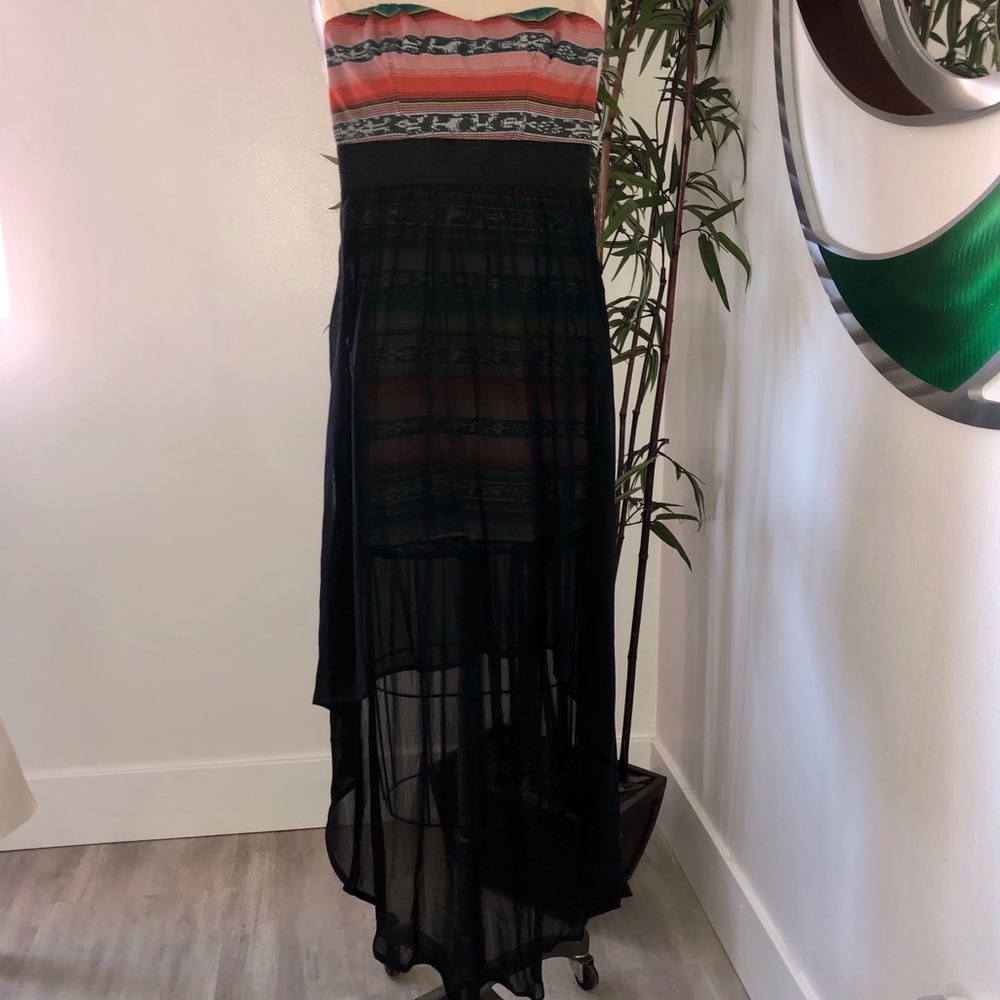 🌞 NWT American Rag High Low Tribal Dress Sz XS